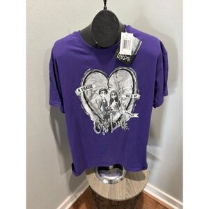 Tim Burton Corpse Bride Purple T-shirt Size L Brand New With Tags